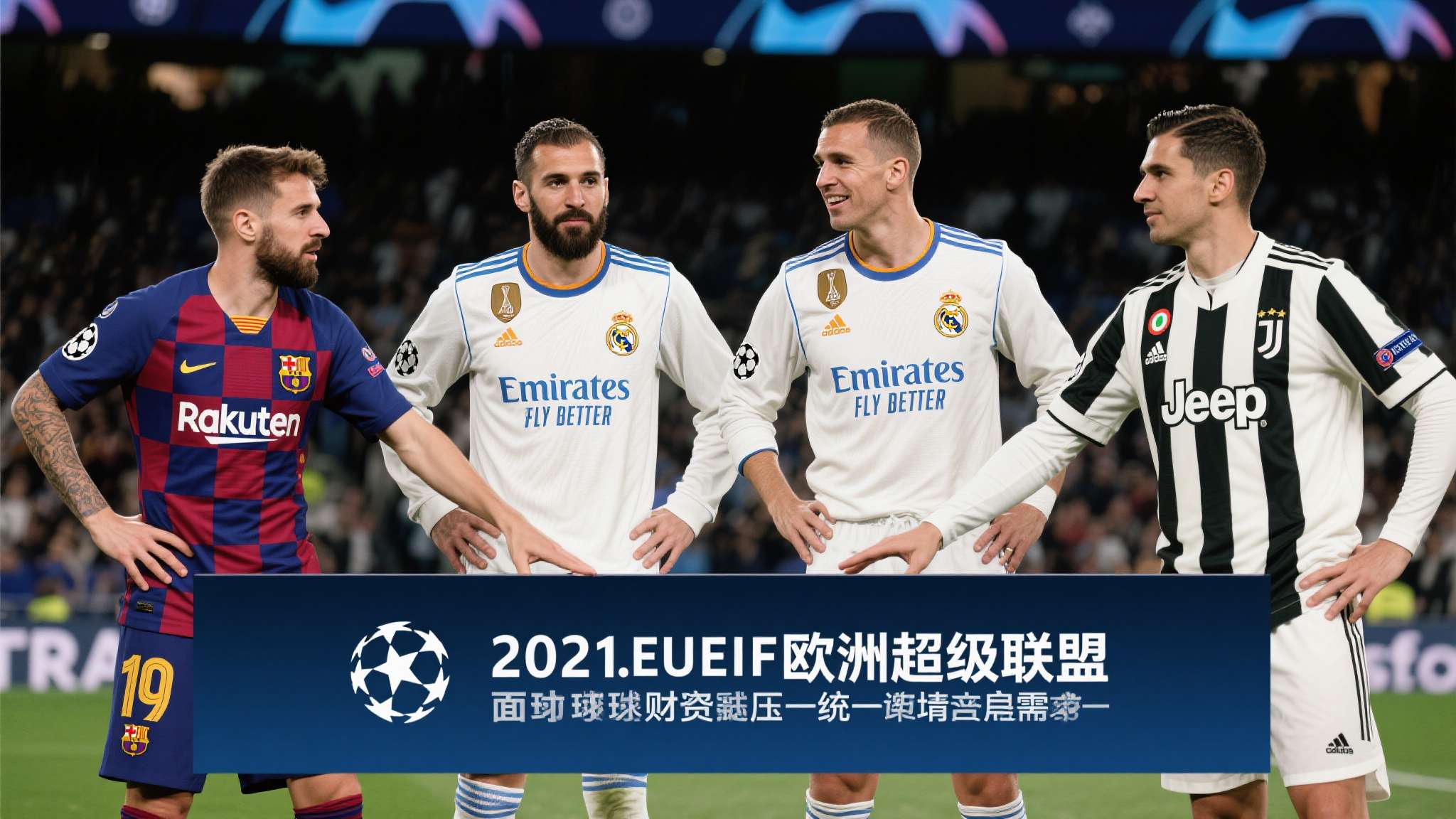 皇家马德里对决巴塞罗那 例如2021年欧冠改革引发巨大争议。而就在此时,皇马会同巴萨与尤文图斯提出“欧洲